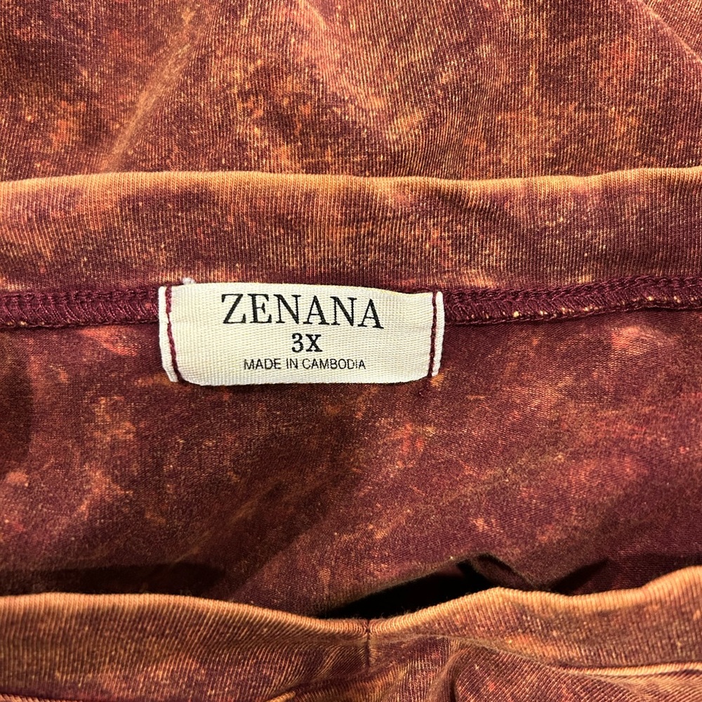 Zenana 3X Burnt Orange Top